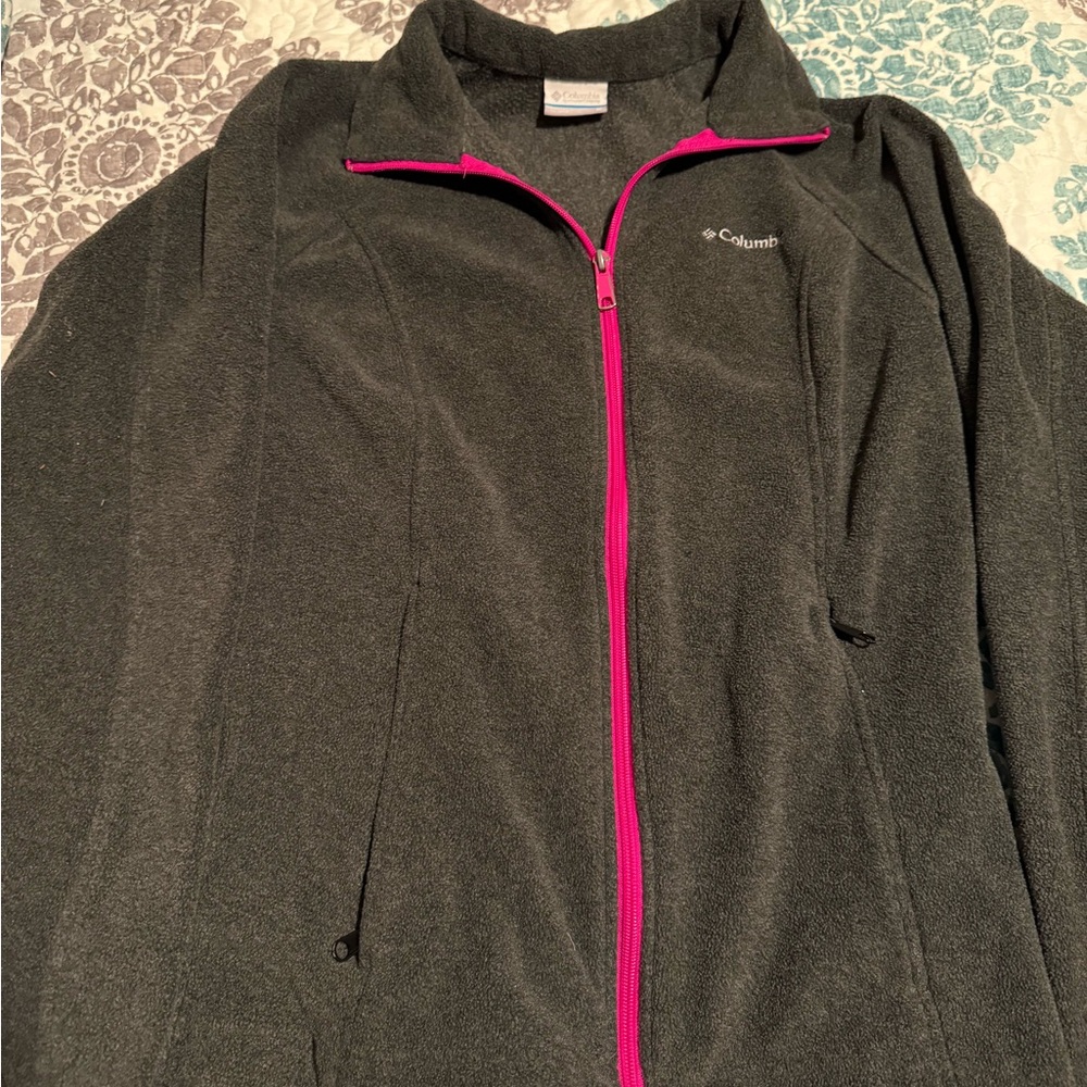Columbia Gray Fleece Jacket